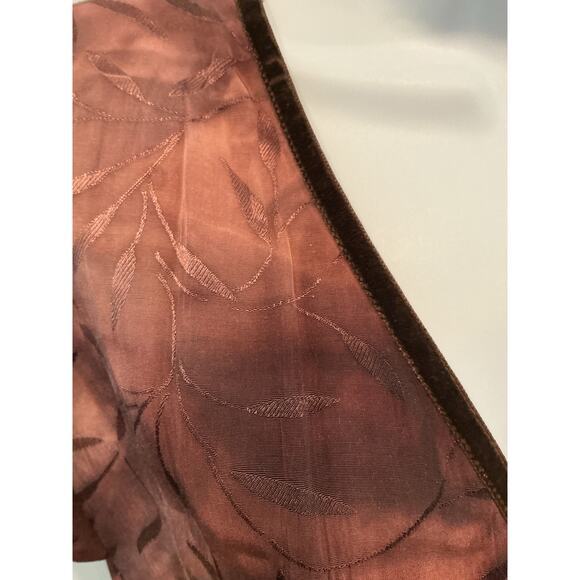 Vintage Womens Babydoll Maxi Dress Size 12 Embroidered Fairy Grunge Fall Formal - Picture 2 of 9